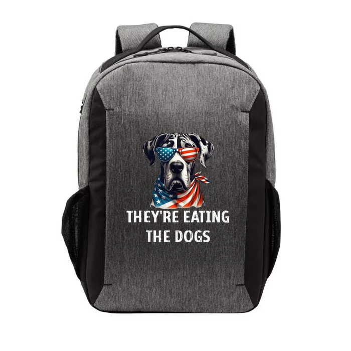 Funny TheyRe Eating The Dogs America Election Trump 2024 Vector Backpack