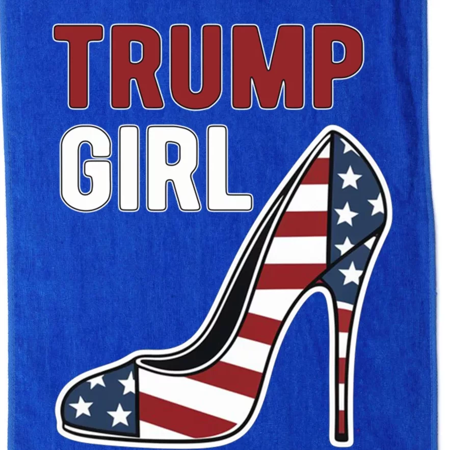 Funny Trump Election Heel Shoe Trump Great Gift Platinum Collection Golf Towel