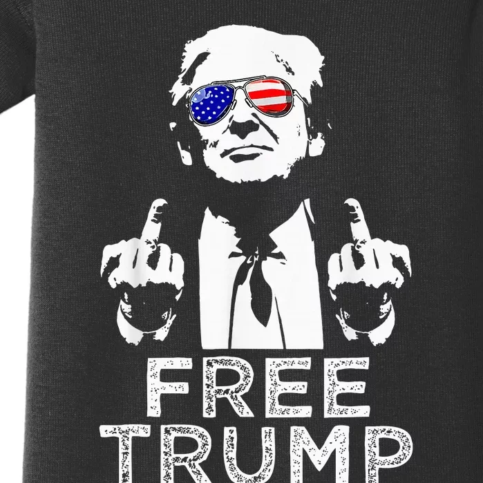 Free Trump Free Donald Trump 2024 Baby Bodysuit