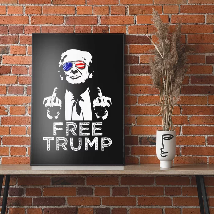 Free Trump Free Donald Trump 2024 Poster