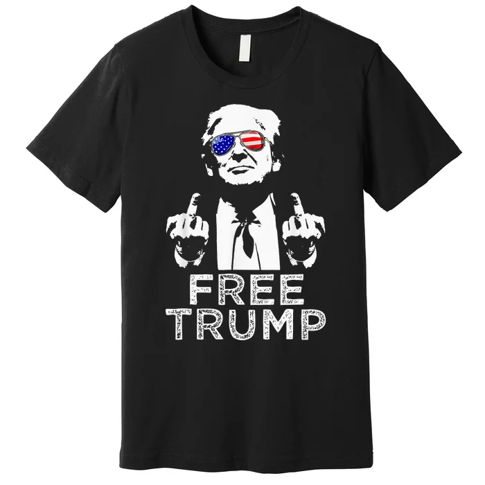 Free Trump Free Donald Trump 2024 Premium T-Shirt