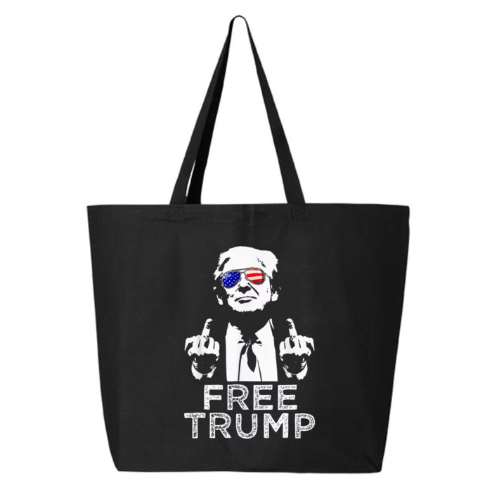 Free Trump Free Donald Trump 2024 25L Jumbo Tote