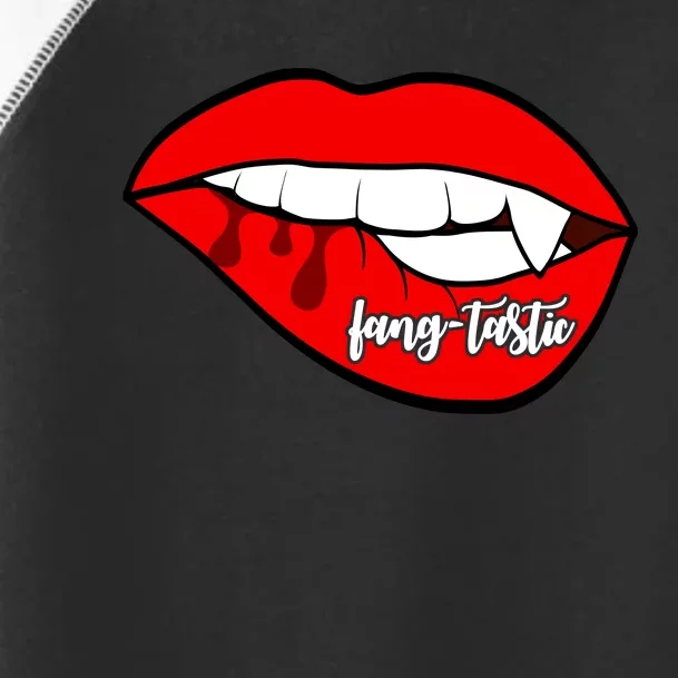 Fang Tastic Funny Vampire Lips Toddler Fine Jersey T-Shirt