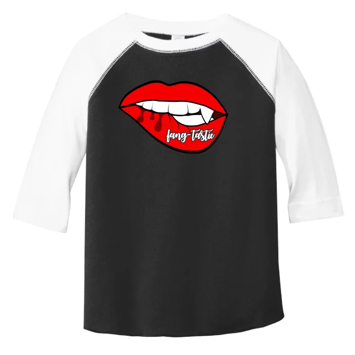 Fang Tastic Funny Vampire Lips Toddler Fine Jersey T-Shirt