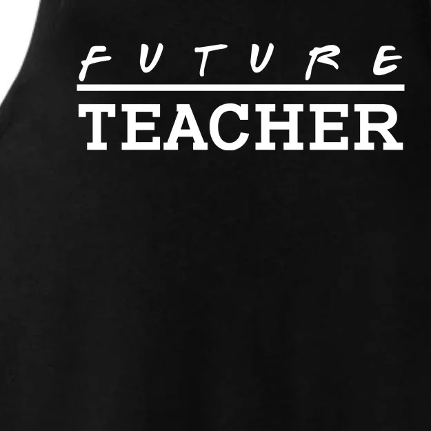 Future Teacher Ladies Tri-Blend Wicking Tank