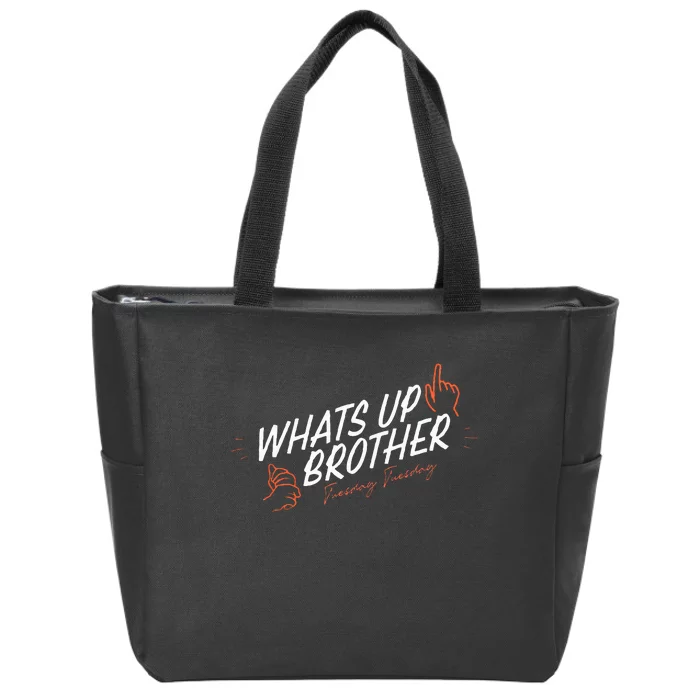 Funny Tuesday Zip Tote Bag