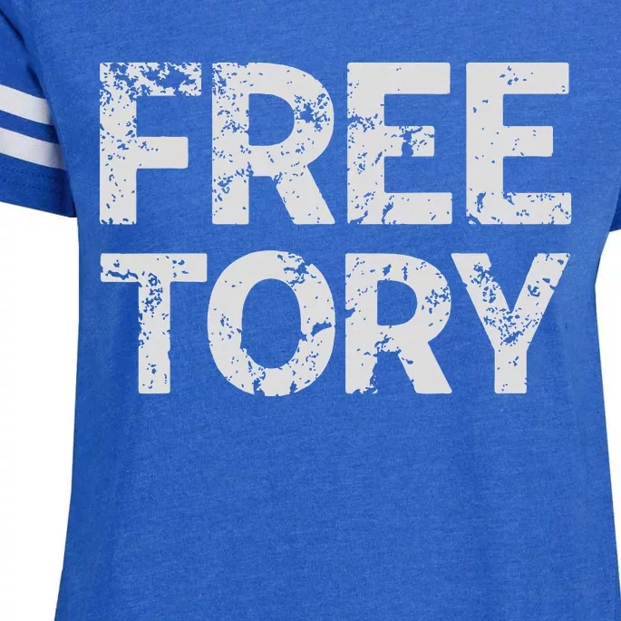 Free Tory Enza Ladies Jersey Football T-Shirt