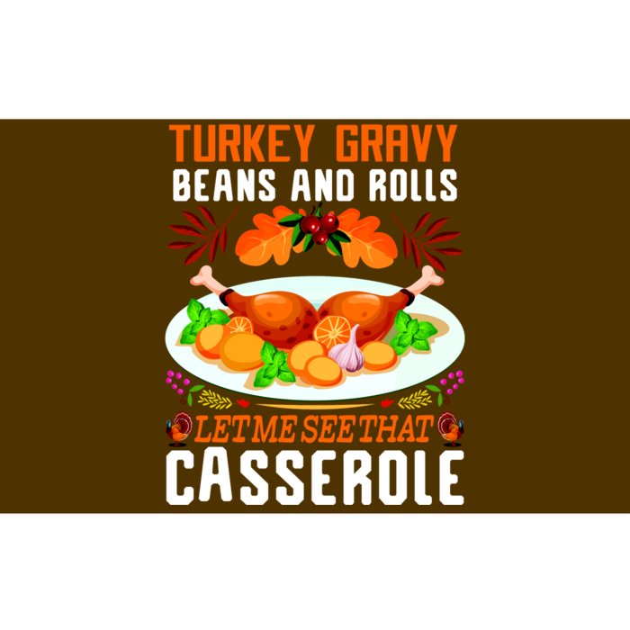 Funny Thanksgiving Food Bumper Sticker