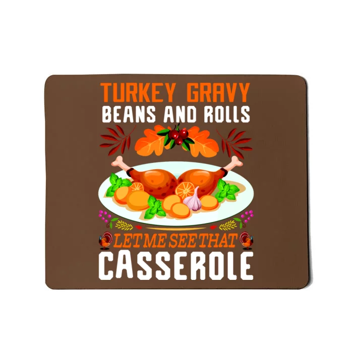 Funny Thanksgiving Food Mousepad