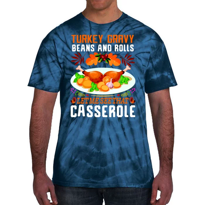 Funny Thanksgiving Food Tie-Dye T-Shirt