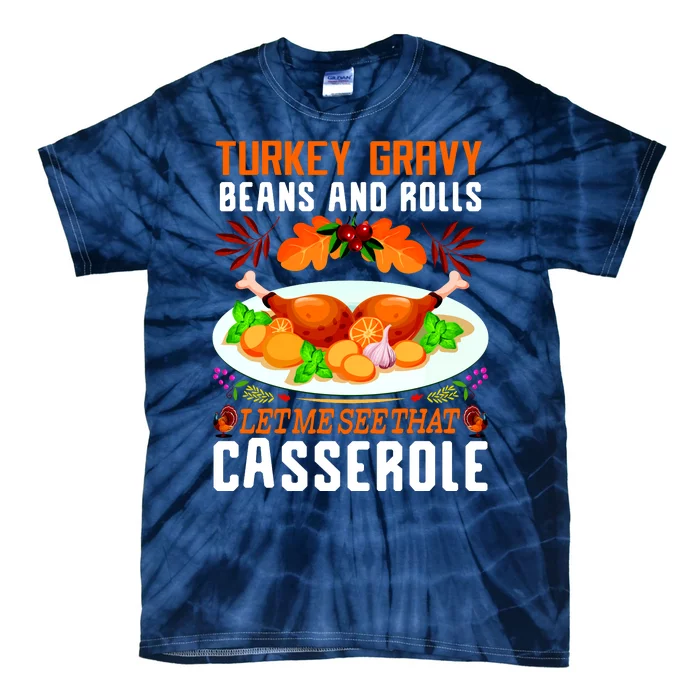 Funny Thanksgiving Food Tie-Dye T-Shirt