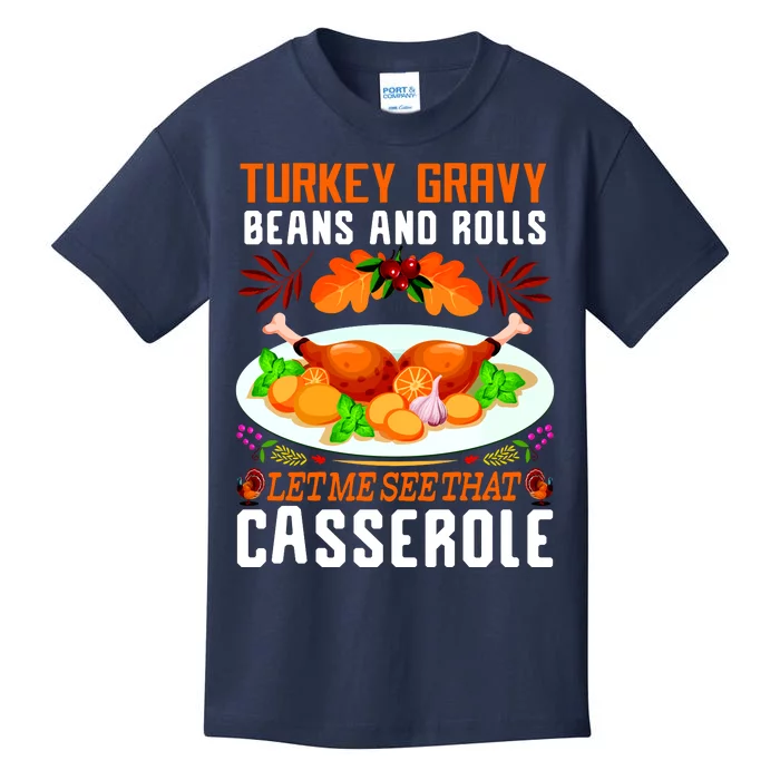 Funny Thanksgiving Food Kids T-Shirt