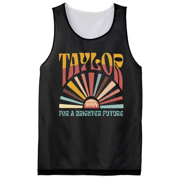 Funny Taylor First Name For A Brighter Future Mesh Reversible Basketball Jersey Tank