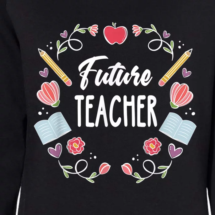 Future Teacher Womens California Wash Sweatshirt