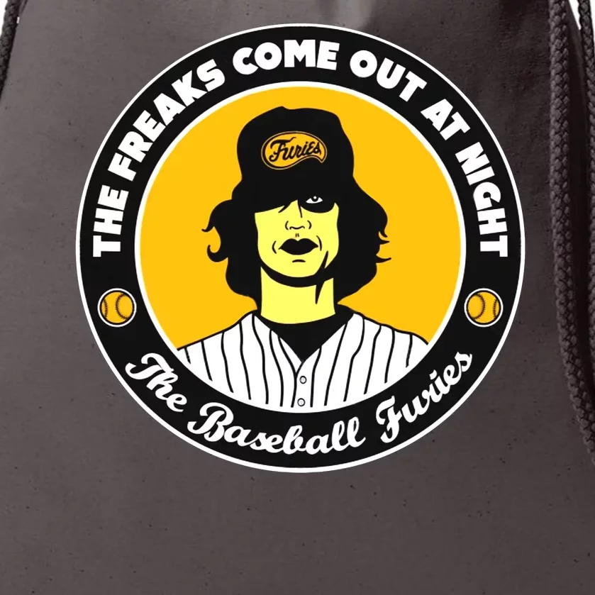 Funny The Freaks Come Out At Night The Baseball Furies Drawstring Bag