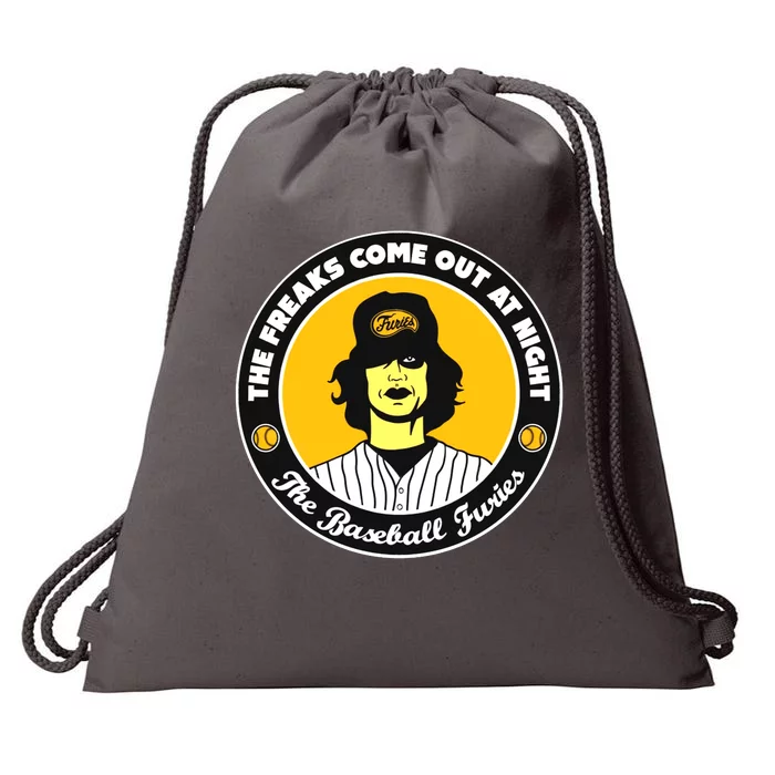 Funny The Freaks Come Out At Night The Baseball Furies Drawstring Bag