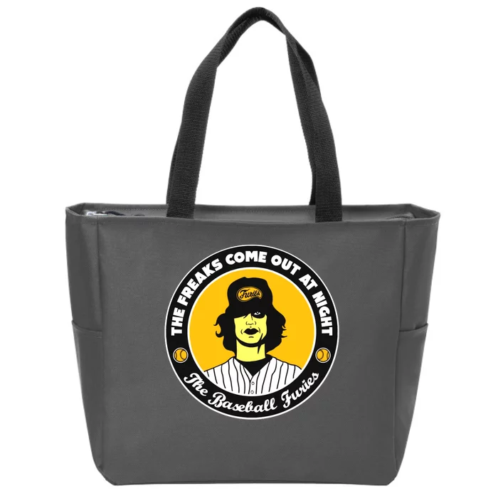 Funny The Freaks Come Out At Night The Baseball Furies Zip Tote Bag