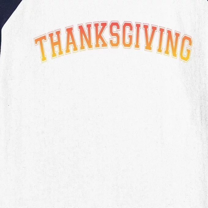 Family Thanksgiving Baseball Sleeve Shirt