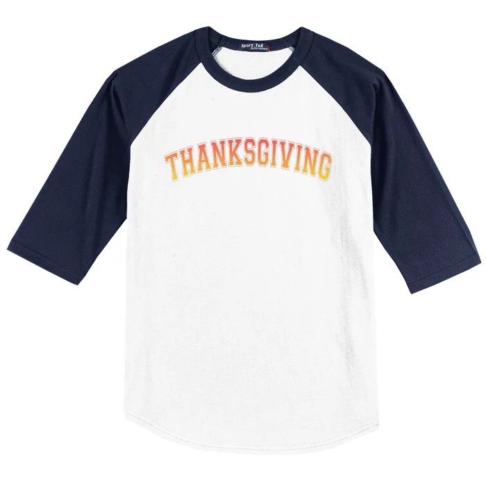 Family Thanksgiving Baseball Sleeve Shirt