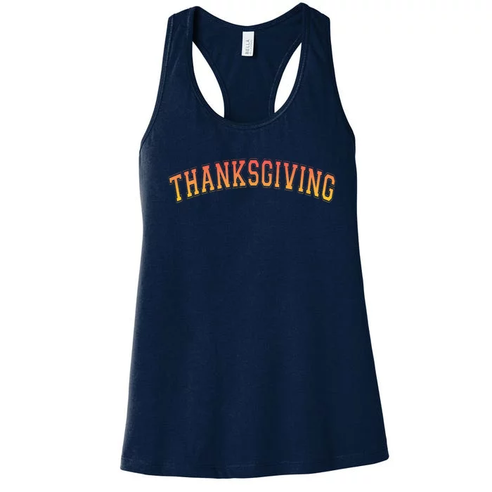 Family Thanksgiving Women's Racerback Tank