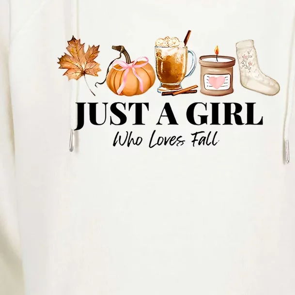 Football Thankving Fall Autumn Who Loves Fall Womens Funnel Neck Pullover Hood