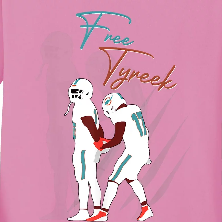 Free Tyreek Kids Long Sleeve Shirt