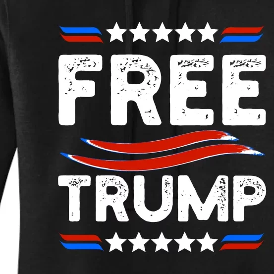 Free Trump Women's Pullover Hoodie