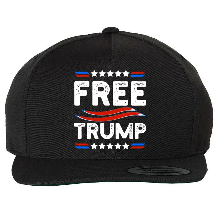 Free Trump Wool Snapback Cap