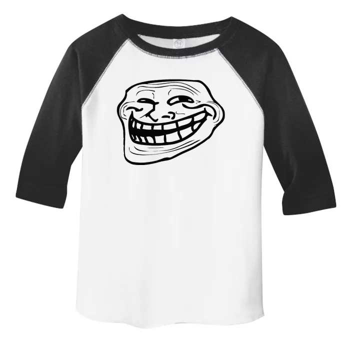 Funny Troll Face Nerd Geek Toddler Fine Jersey T-Shirt