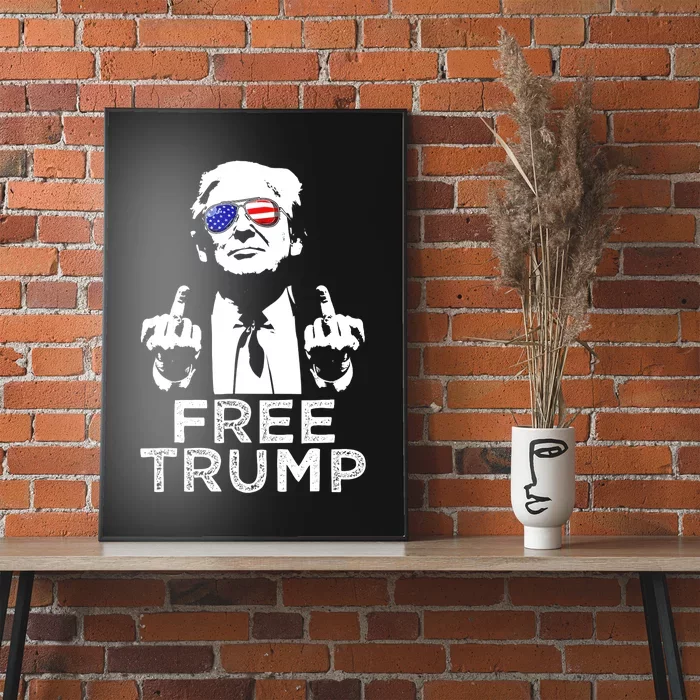 Free Trump, Free Donald Trump 2024 Poster