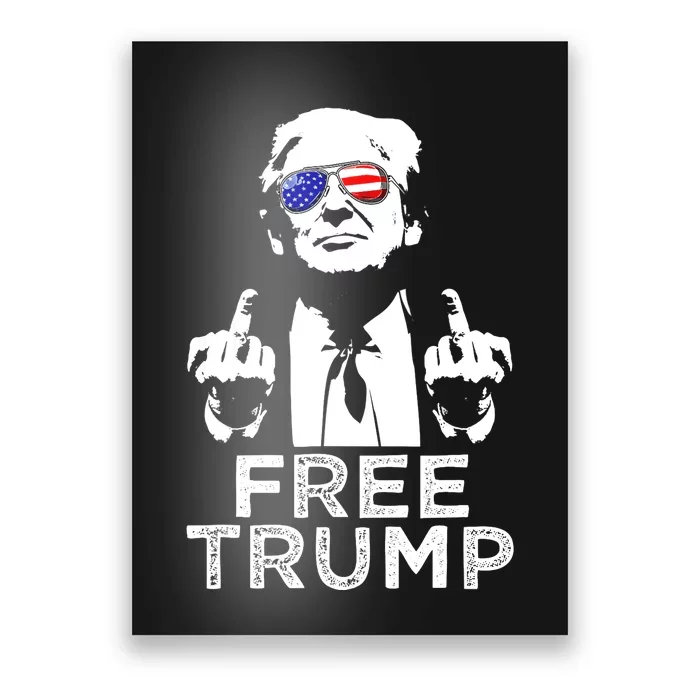 Free Trump, Free Donald Trump 2024 Poster