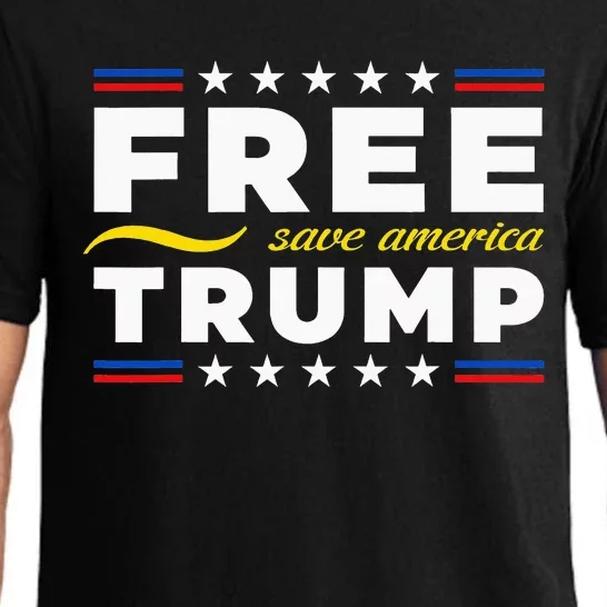 Free Trump Free Donald Trump 2024 Pajama Set