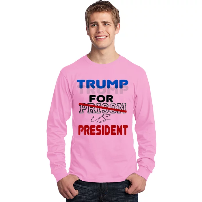 Free Trump, Free Donald Trump 2024 Long Sleeve Shirt