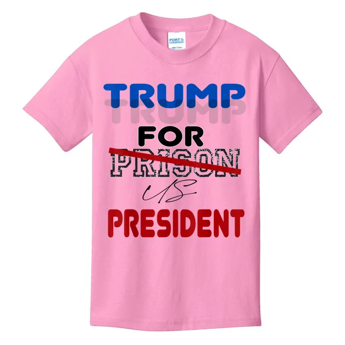 Free Trump, Free Donald Trump 2024 Kids T-Shirt