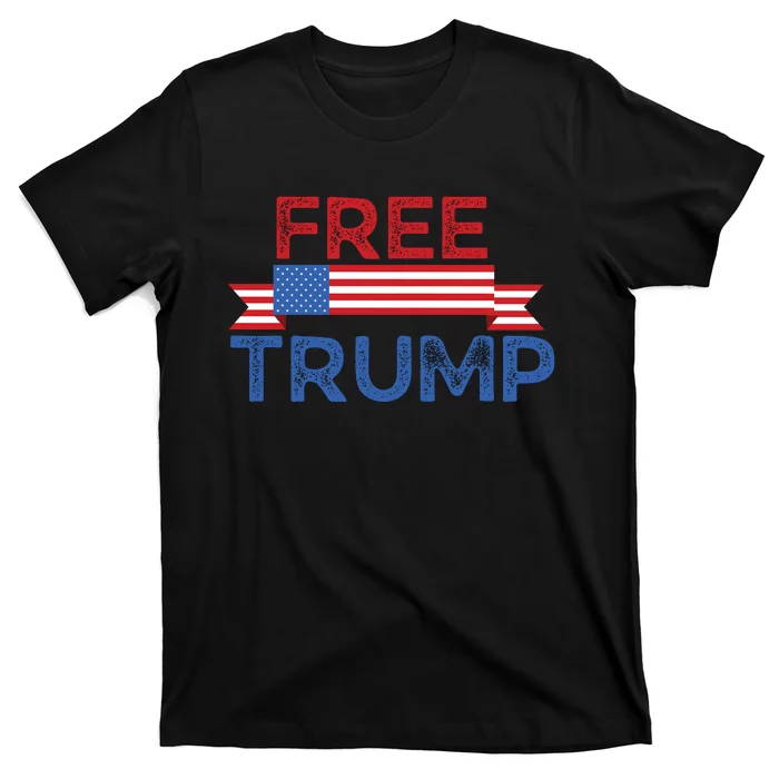 Free Trump, Free Donald Trump Republican Support T-Shirt