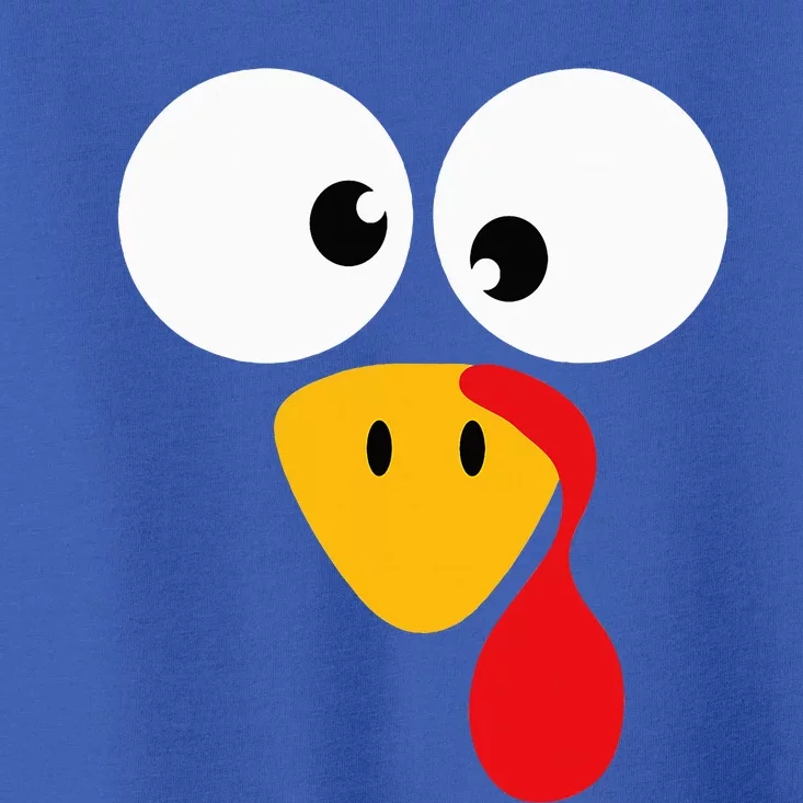 Funny turkey face for thanksgiving family costume Toddler T-Shirt