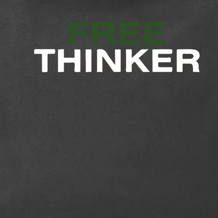 Free Thinker Zip Tote Bag