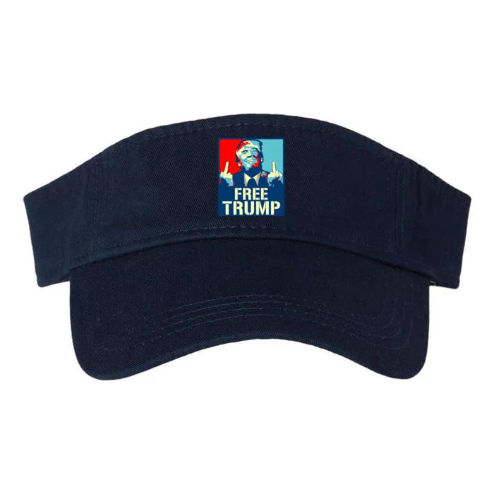 Free Trump Free Donald Trump Republican Supporter Valucap Bio-Washed Visor