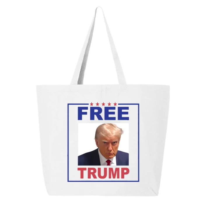 Free Trump Funny Trump Not Guilty 25L Jumbo Tote