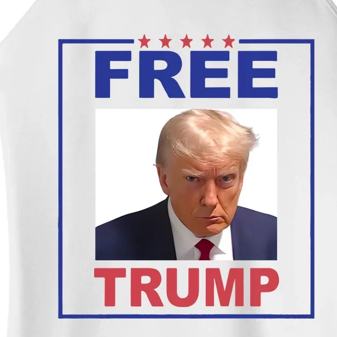 Free Trump Funny Trump Not Guilty Women’s Perfect Tri Rocker Tank