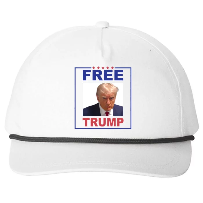 Free Trump Funny Trump Not Guilty Snapback Five-Panel Rope Hat