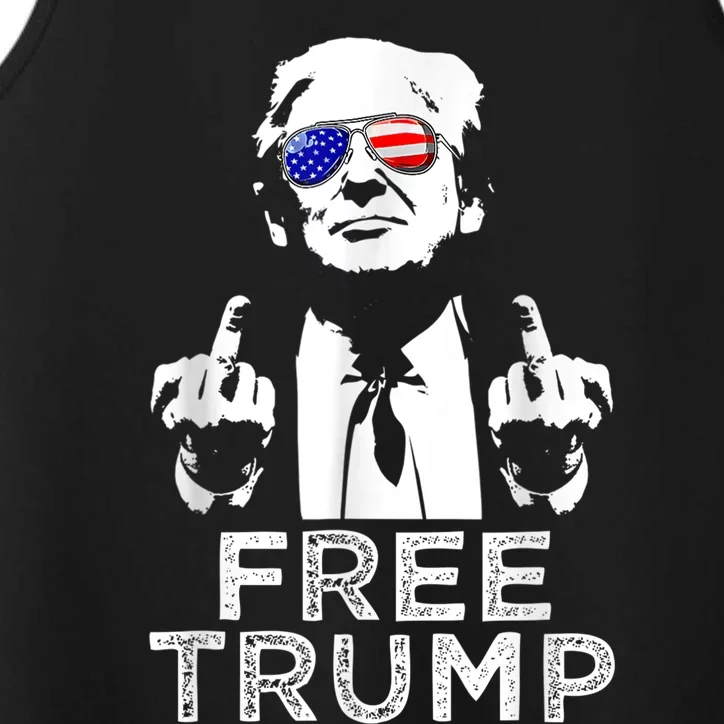 Free Trump, Free Donald Trump 2024 Performance Tank