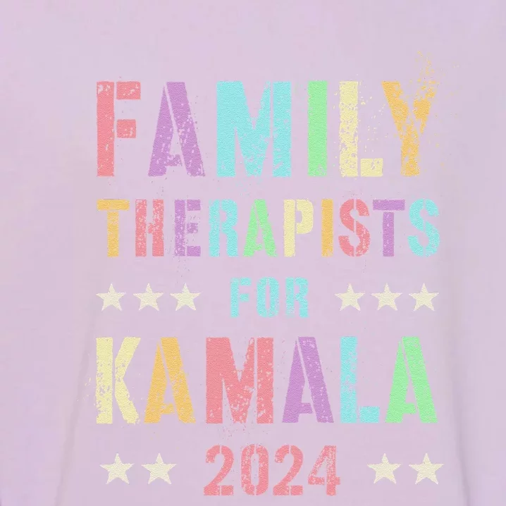 Family Therapists For Kamala 2024 47th IM Speaking Garment-Dyed Sweatshirt