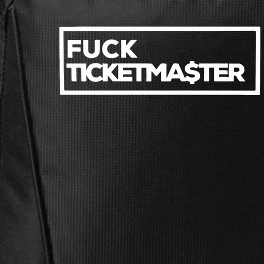 Fuck Ticketma$Ter City Backpack