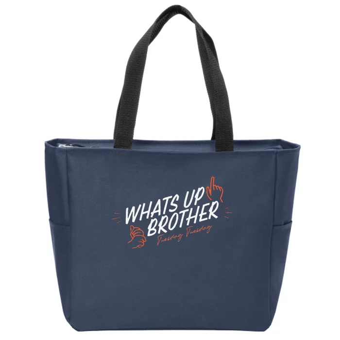 Funny Tuesday Zip Tote Bag