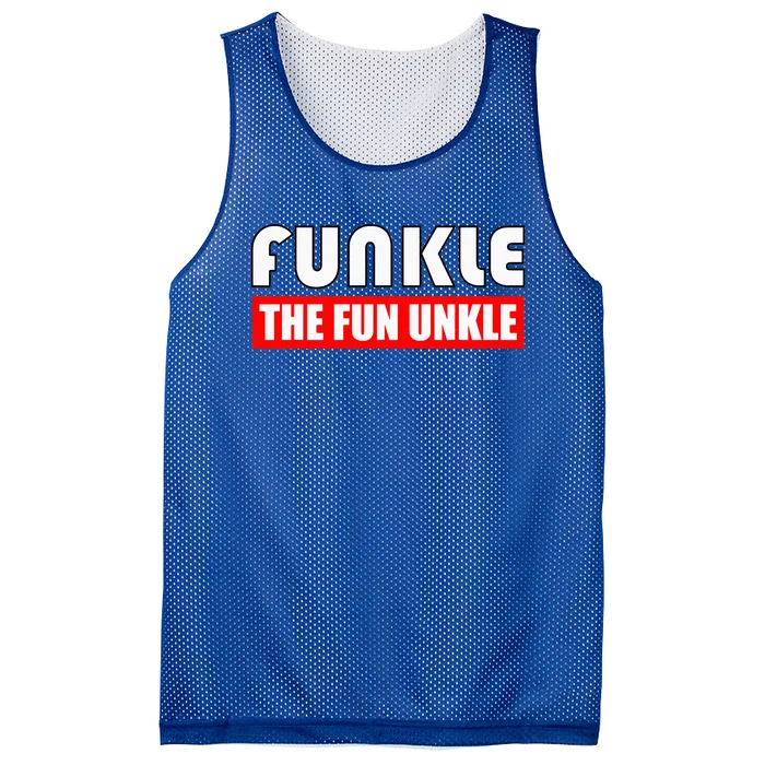 Funkle The Fun Uncle Fun Families Nephews Mesh Reversible Basketball Jersey Tank