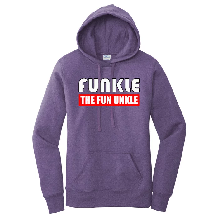 Funkle The Fun Uncle Fun Families Nephews Women's Pullover Hoodie