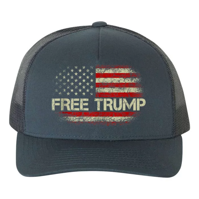 Free Trump, Free Donald Trump 2024 Yupoong Adult 5-Panel Trucker Hat