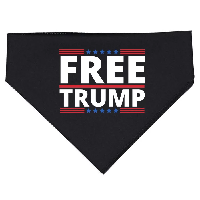 Free Donald Trump Republican Support USA-Made Doggie Bandana