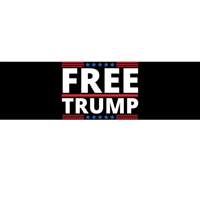 Free Donald Trump Republican Support Bumper Sticker